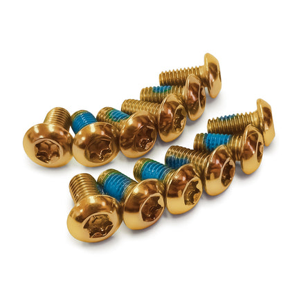 Gold Steel Rotor Bolts M5x10