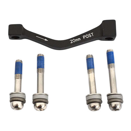 SRAM Brake Adapter +20mm, Includes Stainless Caliper Mounting Bolts