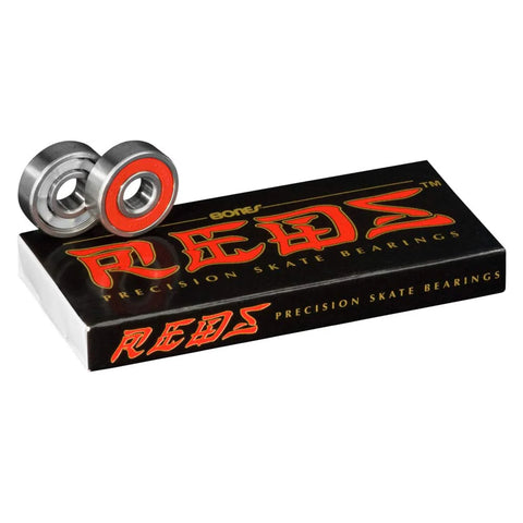 Reds - Bones® REDS® Skateboard Bearings, 8 pack