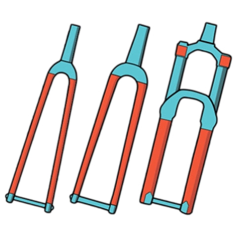 Mud Sweat and Gears - Covered Fork Paint Protection Kit (Installed)