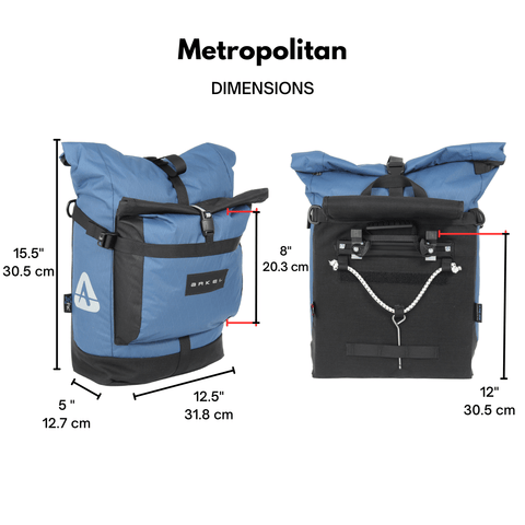 Arkel Bike Bags - Metropolitan EXP - Waterproof Urban Pannier - Image 11