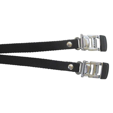 Nylon Toe Clip Straps Blk