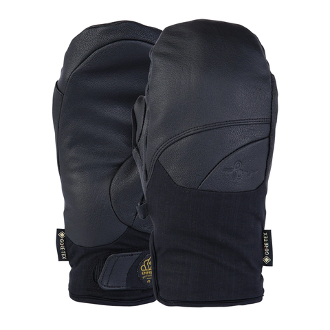 Pow Gloves - Womens Stealth Gore Tex Mitt, Plus Warm