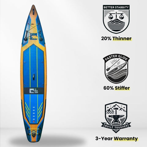 The Wild Tribe - Columbia S 12'6 - Blue Inflatable Paddleboard - Image 3