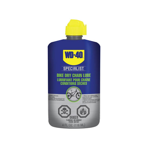 WD-40 Bike - Lubrifiant sec pour chaîne, 118 ml