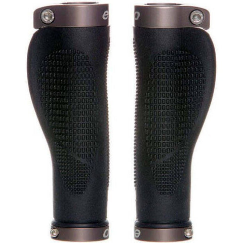 EVO - EVO Ergo Clamper Grips, Lock-On, 130mm, Black